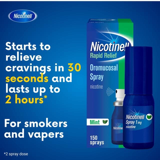 Nicotinell Nicotine Spray Mint Flavour 150 Sprays 1mg - gallery image 3