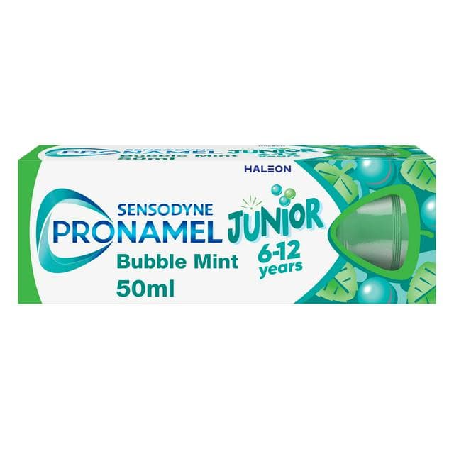 Sensodyne Pronamel Junior 6-12 Years Toothpaste Bubble Mint 50ml - gallery image 1