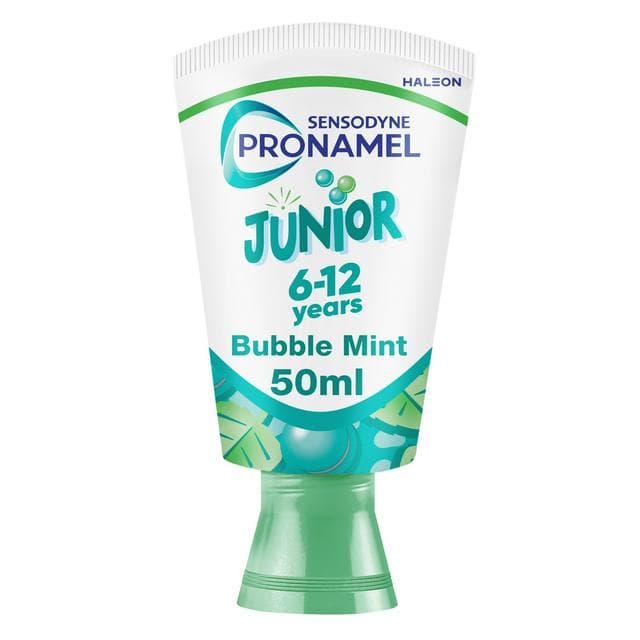 Sensodyne Pronamel Junior 6-12 Years Toothpaste Bubble Mint 50ml - gallery image 1