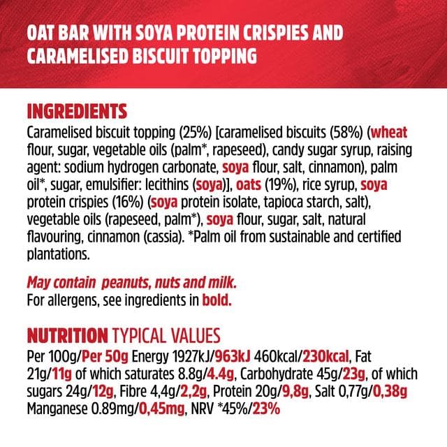 Trek Biscoff Protein Flapjack 3 x 50g - gallery image 5