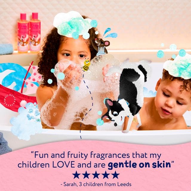 Childs Farm 250ml Gentle Formula for Babies, Kids & Sensitive Skin Raspberry Bubble Bath - gallery image 5