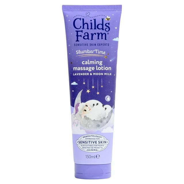 Childs Farm Slumber Time Sleep Calming Massage Lotion Lavender & Moon Milk Gentle Moisturiser for Babies 150ml - gallery image 1