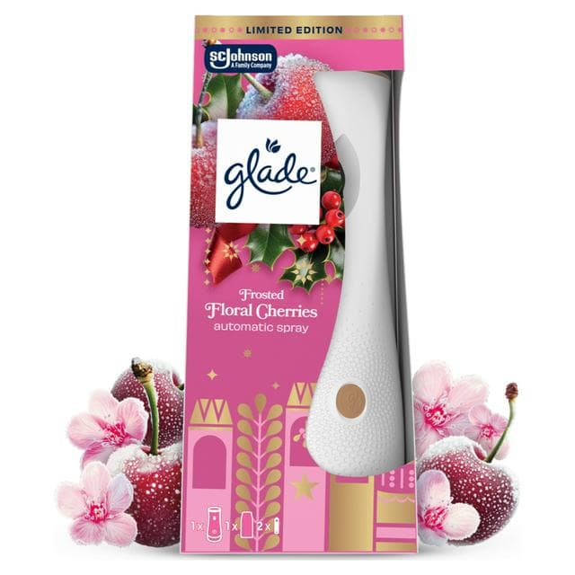 Glade Automatic Spray Air Freshener Holder & Refill Floral Cherries 269ml - gallery image 1