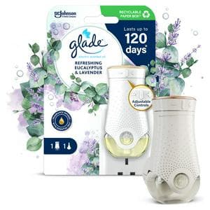 Glade Electric Scented Oil Plug In Holder & Refill Eucalyptus & Lavender 20ml