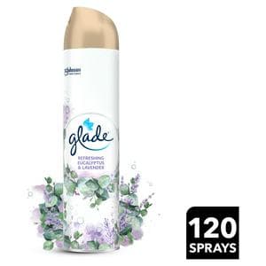 Glade Aerosol Air Freshener Eucalyptus & Lavender 300ml