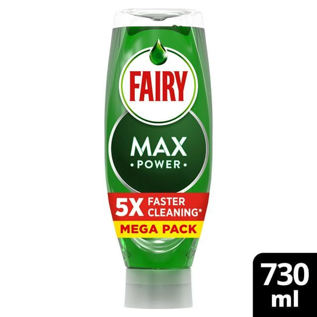 Fairy Max Power Washing Up Liquid Original 730ml - gallery image 1