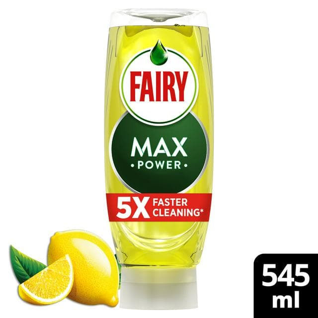 Fairy Max Power Washing Up Liquid 545ml - gallery image 1