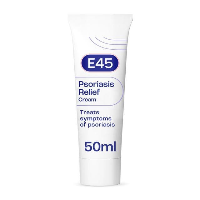 E45 Psoriasis Cream to Reduce Scaling Itching & Relieve Irritated Skin 50ml - gallery image 1