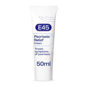 E45 Psoriasis Cream to Reduce Scaling Itching & Relieve Irritated Skin 50ml