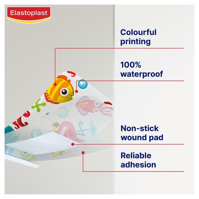 Elastoplast Aqua Protect Kids Plasters Strips x20 - gallery image 4