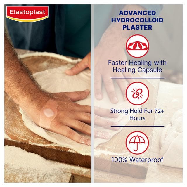 Elastoplast Second Skin Protection Faster Healing Plasters Pack x6 - gallery image 2