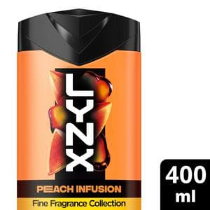 Lynx Peach Infusion Fine Fragrance Shower Gel Body Wash for Men 400ml