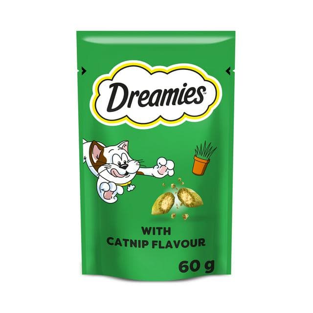 Dreamies Biscuits with Catnip Cat Treats 60g - gallery image 1
