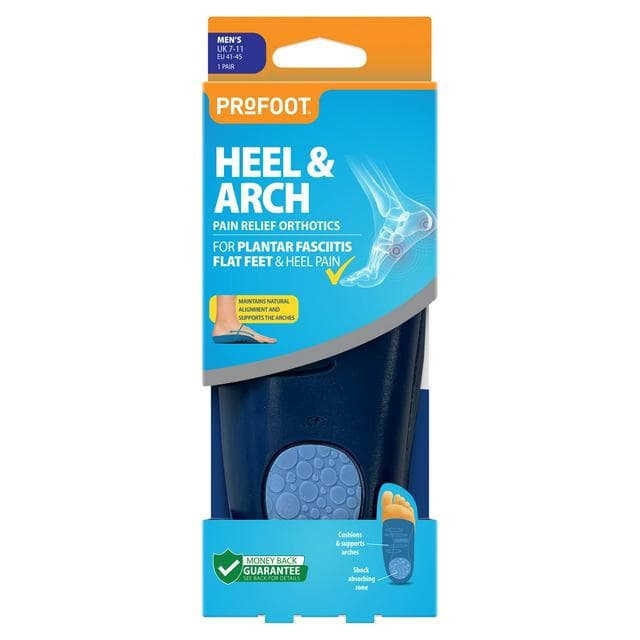 Profoot Heel & Arch Pain Relief Orthotics Mens - gallery image 1