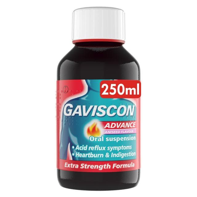 Gaviscon Heartburn & Indigestion Liquid Aniseed 250ml - gallery image 1