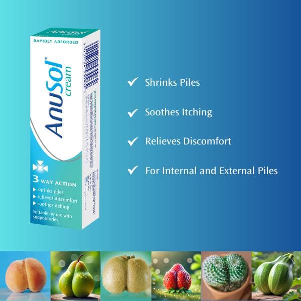 Anusol Cream for Hemorrhoids & Piles Treatment 43g - gallery image 2