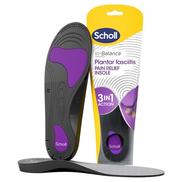 Scholl Balance Orthotics S M L Size 4, 5-6, 5 Plantar Fasciitis Pain Relief Insole - gallery image 2
