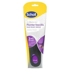 Scholl Balance Orthotics S M L Size 4, 5-6, 5 Plantar Fasciitis Pain Relief Insole