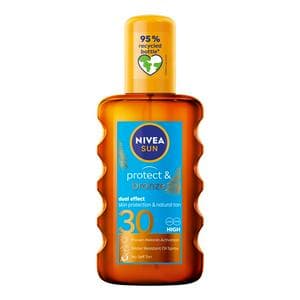 Nivea Sun Protect & Bronze Oil Sunscreen Spray SPF 30 200ml