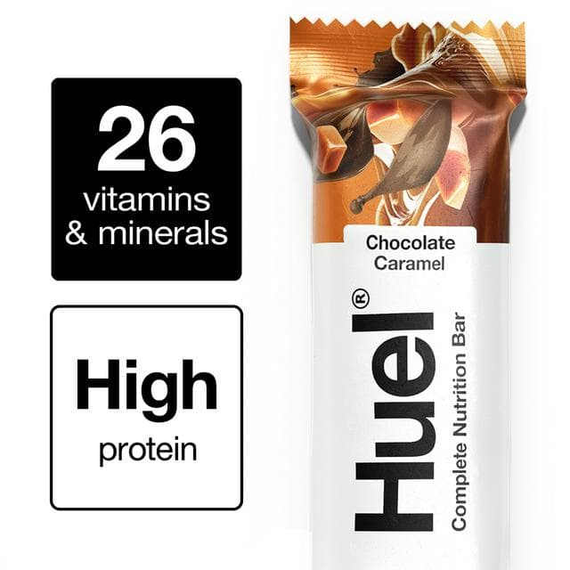 Huel Chocolate Caramel Complete Nutrition Bar 55g - gallery image 1