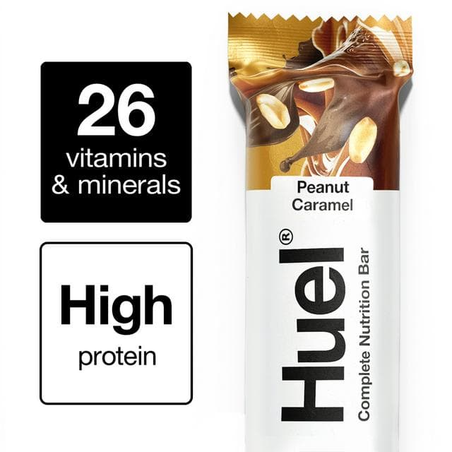 Huel Peanut Caramel Complete Nutrition Bar 55g - gallery image 1