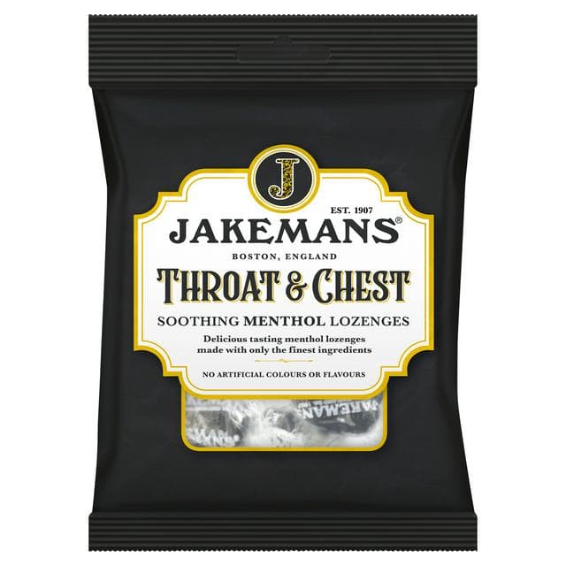 Jakemans Throat & Chest Soothing Menthol Lozenges 160g - gallery image 1
