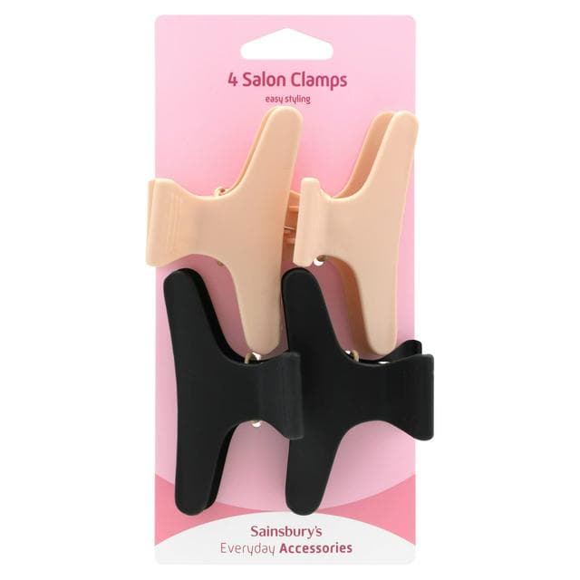Sainsbury's Butterfly Styling Clamps x4 - gallery image 1
