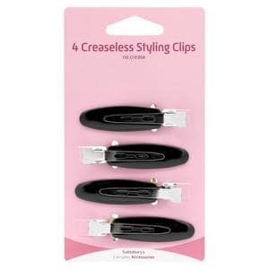 Sainsbury's Creaseless Styling Clips x4