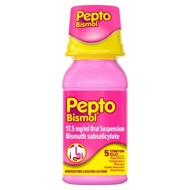 Pepto Bismol For 5 Symptom Stomach Relief 120ml - gallery image 1