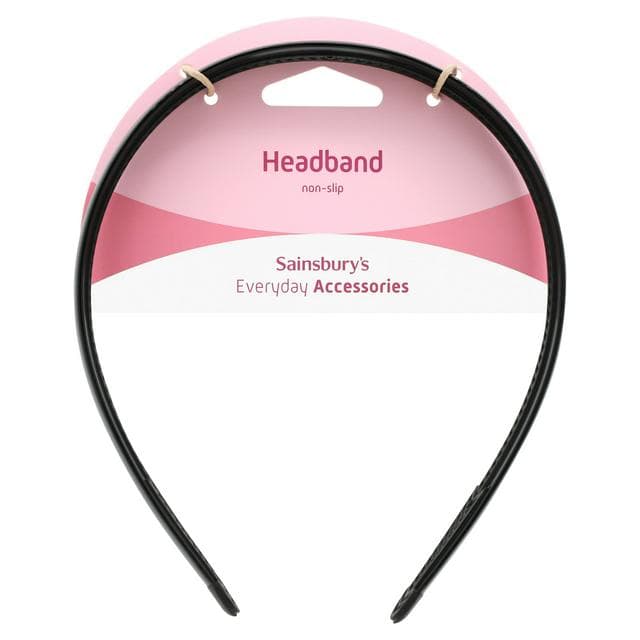 Sainsbury's Headband Non Slip Black - gallery image 1