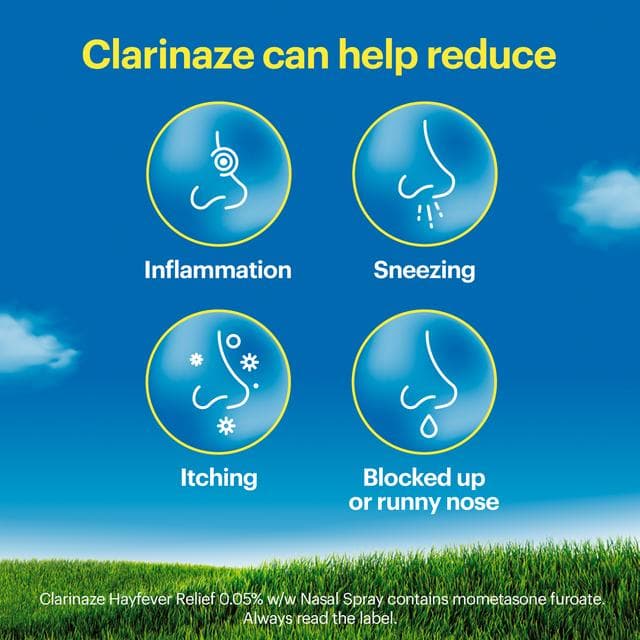 Clarinaze Hayfever Relief 0.05% w/w 60 Nasal Spray 10g - gallery image 3