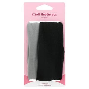 Sainsbury's Soft Headwrap x2