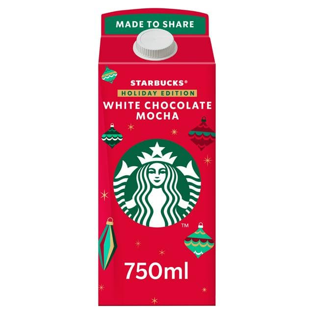 Starbucks 750ml White Chocolate Mocha Iced Coffee - gallery image 1
