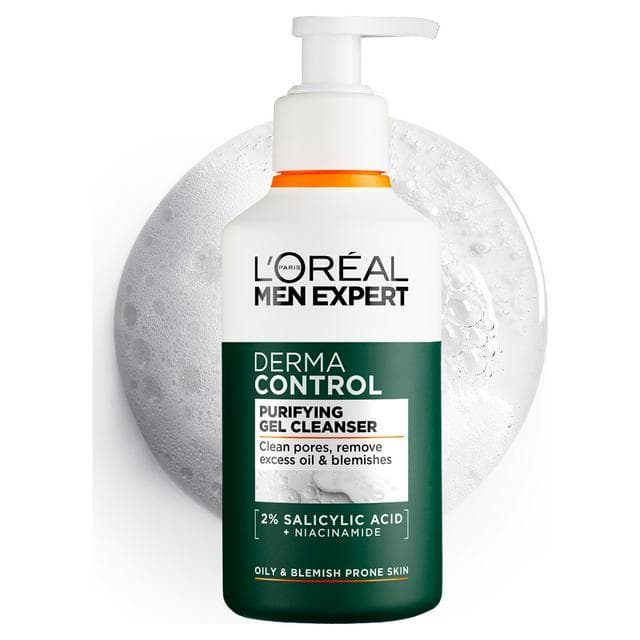 L'Oréal Men Expert Derma Control Cleansing Gel 260ML - gallery image 1