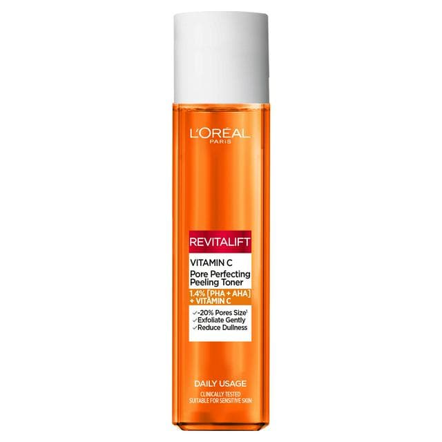 L'Oréal Paris Bright Reveal Vitamin C Pore Perfecting Peeling Toner 180ml - gallery image 1