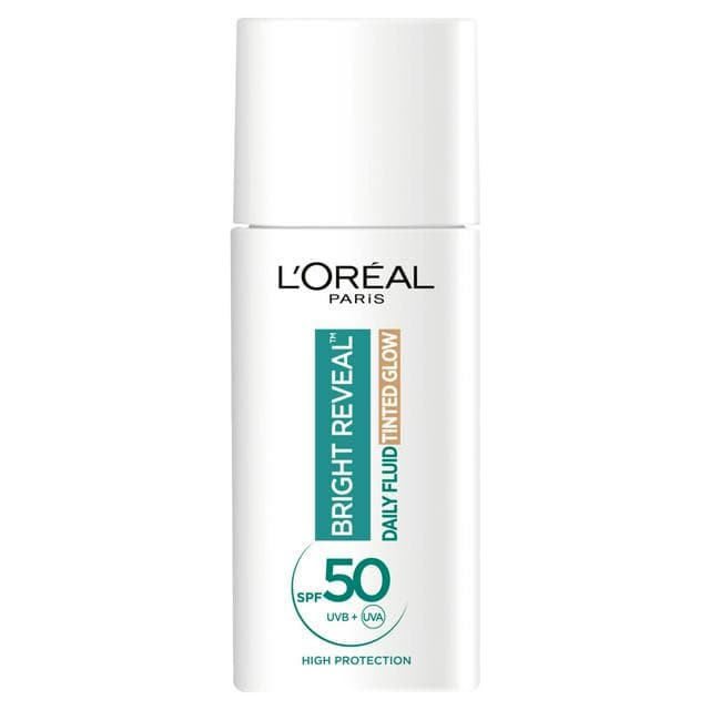 L'Oréal Paris Daily Fluid Tinted Glow SPF 50+ Bronze Glow 50ml - gallery image 1