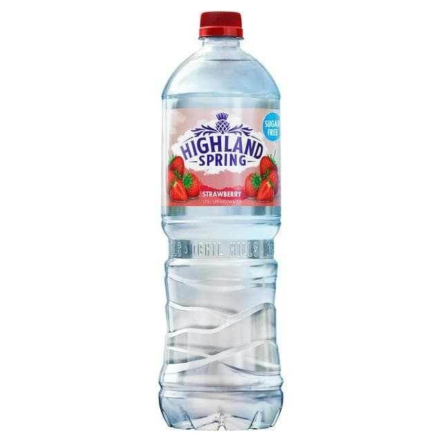 Highland Spring Strawberry Still Flavoured Spring Water 1.25L - gallery image 1
