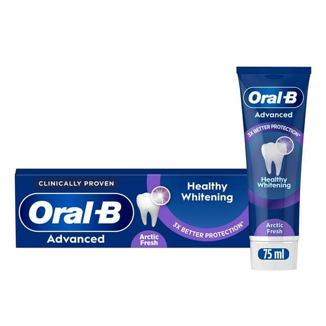 Oral-B Advanced Healthy Whitening Toothpaste 75ml - gallery image 1