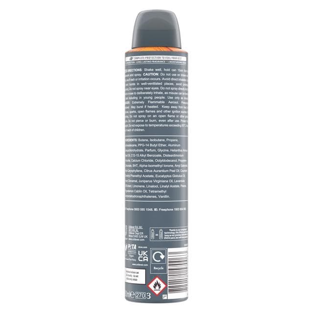 Dove Men+Care Advanced Antiperspirant Aerosol Sandalwood + Vanilla 200ml - gallery image 6