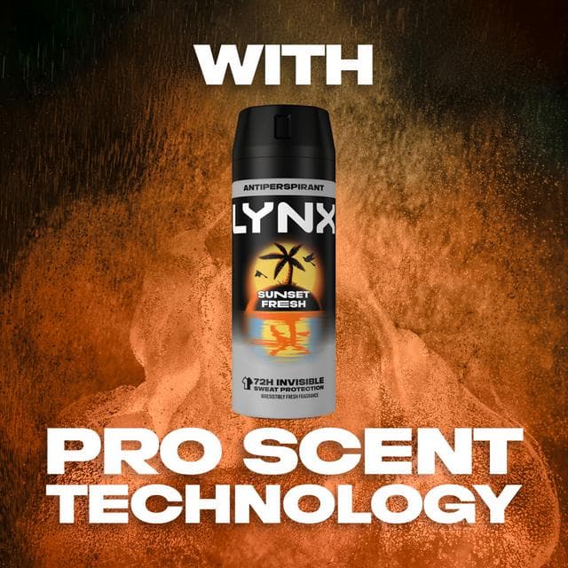 Lynx Sunset Fresh 72h Antiperspirant Deodorant for Men 150ml - gallery image 4
