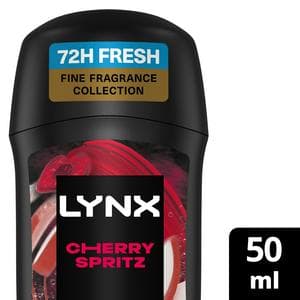 Lynx Cherry Spritz 72h Fine Fragrance Antiperspirant Deodorant Stick for Men 50ml