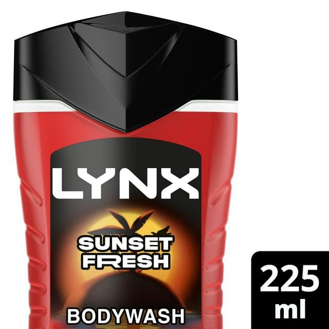Lynx Sunset Fresh Shower Gel Body Wash for Men 225ml - gallery image 1