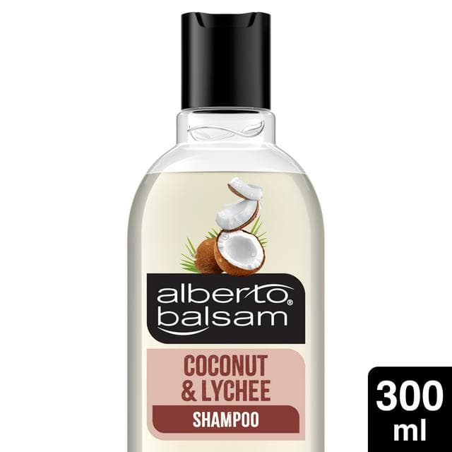 Alberto Balsam Coconut & Lychee Shampoo 300ml - gallery image 1