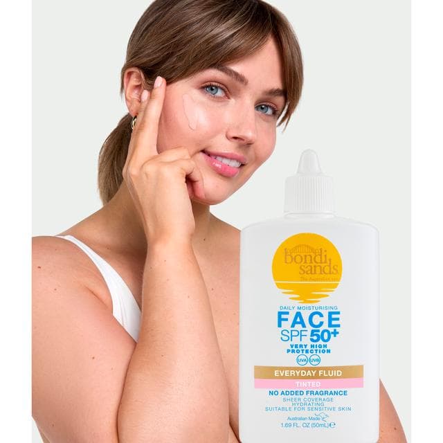 Bondi Sands Face SPF 50+ Tinted Sunscreen Fluid 50ml - gallery image 5
