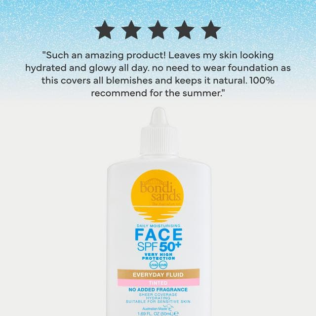 Bondi Sands Face SPF 50+ Tinted Sunscreen Fluid 50ml - gallery image 6