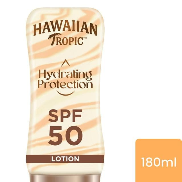 Hawaiian Tropic Hydrating Protection Sunscreen Lotion SPF 50 180ml - gallery image 1