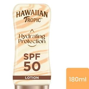 Hawaiian Tropic Hydrating Protection Sunscreen Lotion SPF 50 180ml