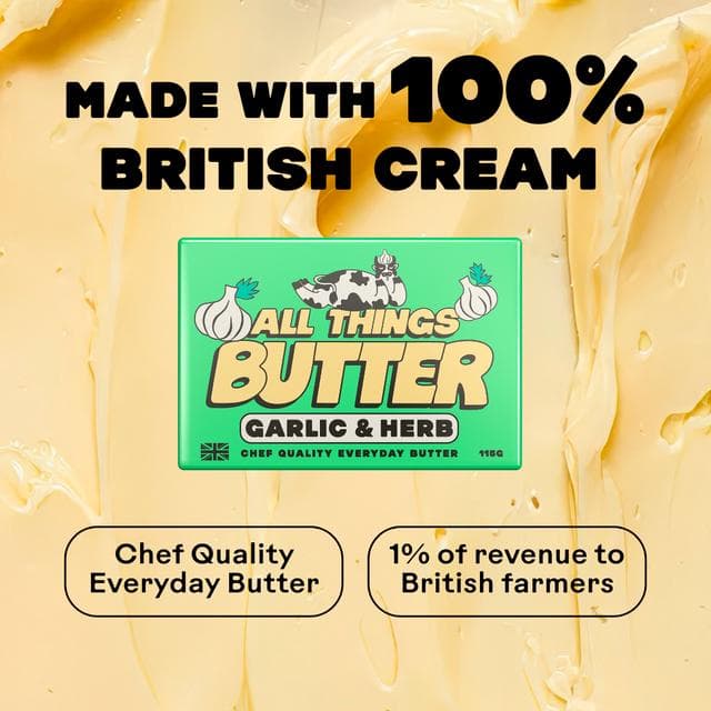 All Things Butter Garlic & Herb Butter 115g - gallery image 2