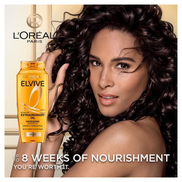 L'Oréal Paris Elvive Extraordinary Oil Nourishing Shampoo for Dry Hair 400ml - gallery image 2