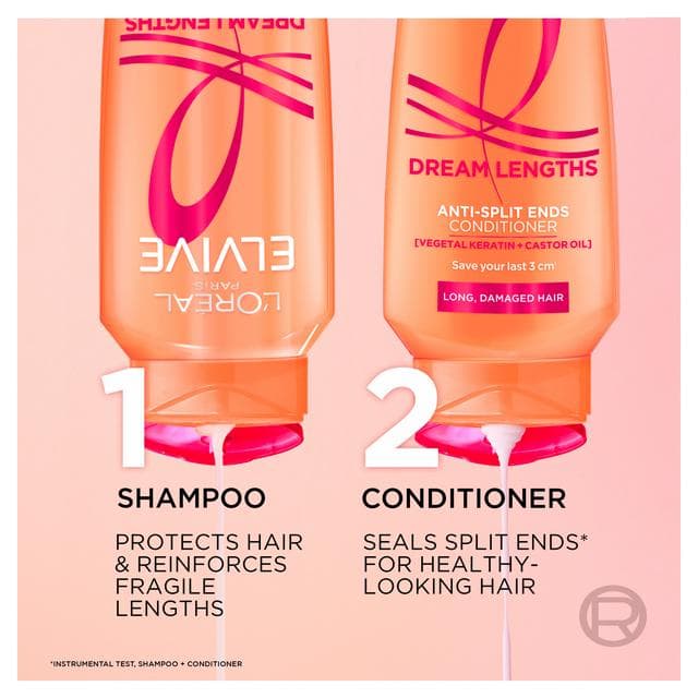 L'Oréal Paris Elvive Dream Lengths Restoring Shampoo for Long Hair 400ml - gallery image 4